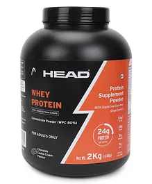 HEAD Whey Protein Powder Concentrate Chocolate Cookie Cream - 2 Kg