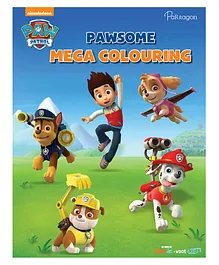 Paw Patrol Mega Colouring - English