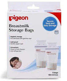 Pigeon Breast Milk Storage Bag Pack Of 5 - 180 ml