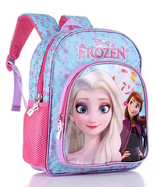 Frozen Sisters School Bag Blue & Pink- Height 12 Inches