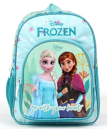 Frozen Heart School Bag Blue - 12 Inches