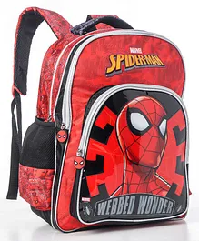 Spider Man Wonder School Bag Red  -16 Inches