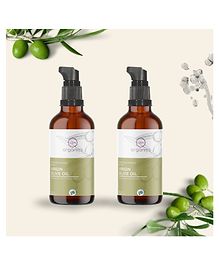 T&H Organics 100% Pure Organic Virgin Olive Oil  Pack Of 2 - 100 ml Each