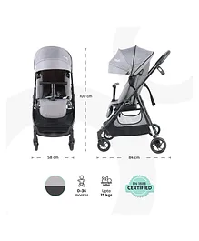 MOON Revo 360 Degree Rotatable Baby Stroller - Grey