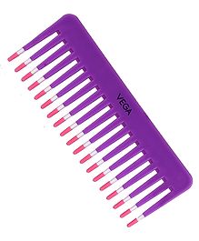 VEGA Lilac Shampoo & Detangling Comb (Colour May Vary)