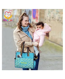 SafeChamp Chick Chick Multipurpose Diaper Bag Cum Mother Bag Diaper Bag - Blue
