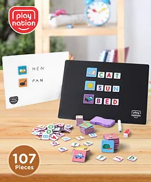 Play Nation Spell Word Magnetic Learning Set - Multicolour