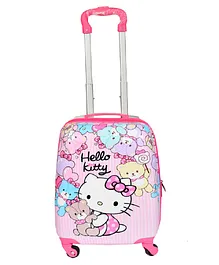 D Paradise Hard Case Trolley Bag Hello Kitty Print - 16 Inches