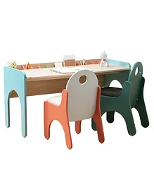 Smartsters Cubby Twin Seater Study Desk - Marine Teal