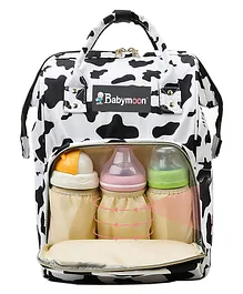 Babymoon Multifunction Backpack Style Maternity Multi Print Diaper Bag - Black & White