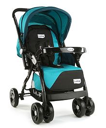 LuvLap Elegant Extra Large Seating Space Stroller - Blue