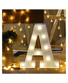Party Propz A Alphabet Light Letter Marquee - White