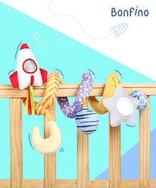 Bonfino Spiral Rocket Activity Toy - Multicolour