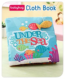 Babyhug Cloth Book Sea Animals - Multicolor