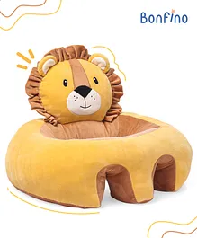 Bonfino Lion Plush Sofa Seater Lion - Yellow & Brown