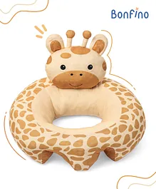Bonfino Giraffe Plush Sofa Seater - Brown