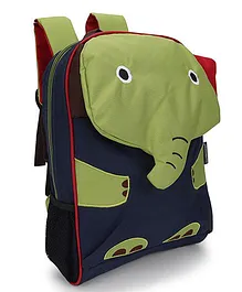 My Milestones Toddler Backpack Elephant Green - 13 Inches