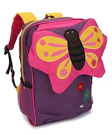 My Milestones Toddler Backpack Butterfly Purple - 13 Inches