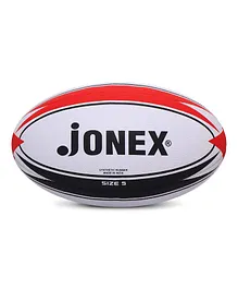 JJ Jonex Match Rugby Ball Size 5 - Multicolor