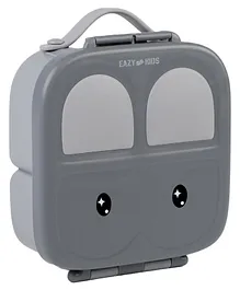 Eazy Kids Bento Lunch Box With Handle- Grey