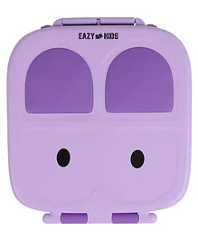 Eazy Kids Bento Lunch Box With Handle- Purple