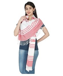 nene Mother's Multi Purpose Large Size Nursing Feeding Scarf Wrap Stole - Red