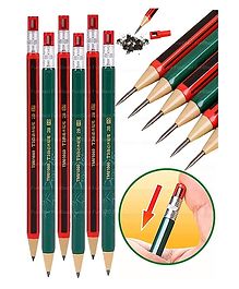 FunBlast Pre-Sharpened Mechanical Pencil with Sharpener  6 pieces