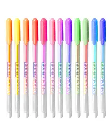 FunBlast Neon Colorful Highlighter Pen Set - Pack of 12