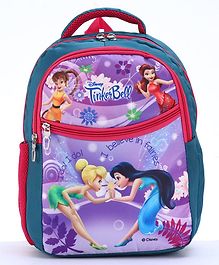 Tinker Bell School Bag Green - 14 Inches (Color and Print May Vary)