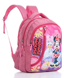 Minnie Mouse School Bag Pink - 14 inches (Color and Print May Vary)