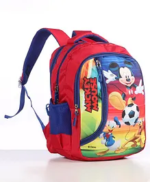 Disney Mickey Mouse & Friends Kids School Bag Red - Height 16 Inches