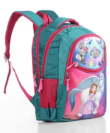 Disney Sofia the First Kids School Bag Blue - Height 16 Inches (Color and Print May Vary)