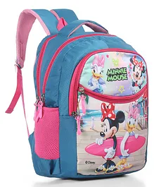 Disney Minnie Mouse Kids School Bag Blue - Height 16 Inches (Color and Print May Vary)