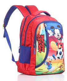Mickey Mouse And Friends School Bag - 18 Inches (Color and Print May Vary)