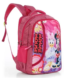 Minnie Mouse Kids School Bag Pink - Height  18.11 Inches (Color and Print May Vary)