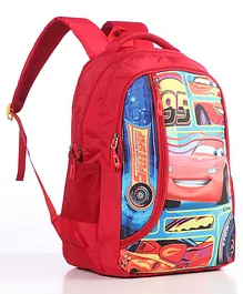 Disney Pixar Cars  Kids School Bag Red - Height 18 Inches (Color and Print May Vary)
