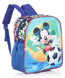 Disney  Mickey Mouse & Friends School Bag Blue - Height 11 Inches