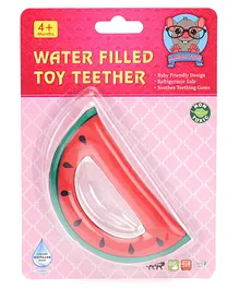 Toes2Nose Watermelon Shape Water Filled Toy Teether - Red