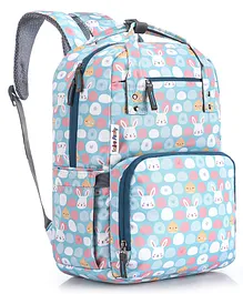 Multipurpose Diaper Backpack Bunny Theme - Blue
