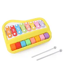 ToyMark 2 in 1 Baby Piano Big Xylophone Toy - (Color May Vary)