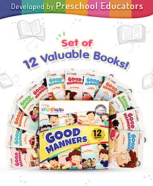 Intelliskills Set of 12 Good Manners Books - English