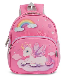 Vismiintrend  Unicorn Print School Bag  for Kids Pink - 12 Inches