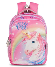 Vismiintrend Unicorn School Bag Backpack for Kids Boys and Girls Pink - Height 15.7 Inches