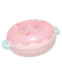 Little Surprise Box Kids Stainless Steel Donut Shaped Double insulated Lunch Box -Pink