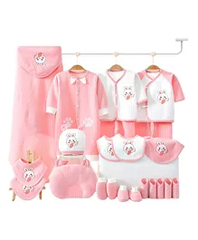 Little Surprise Box Baby Hamper Bunny Carrot Print - Pink