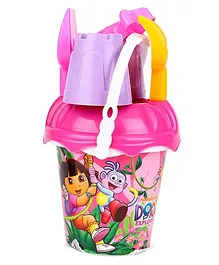 Dora Beach Bucket With Accessories - Pink