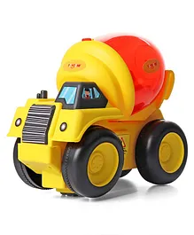 Toyzone Bump N Go Cement Mixer Toy - Yellow and Red