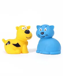 Giggles Animal Shaped Squeaky Bath Toys Pack of 2 (Colour May Vary)