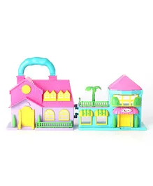 Toy Cloud Annie Portable Funny Doll House Play Set ( Color May Vary )