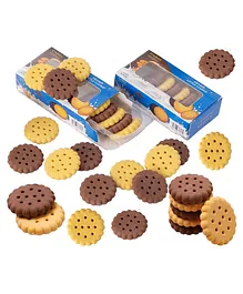 FunBlast Biscuits shaped Fancy Erasers for Kids - Pack of 12